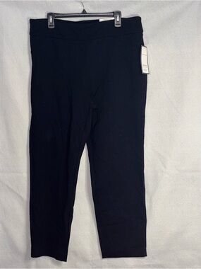 Charter Club Slim Leg Pants in Black S18